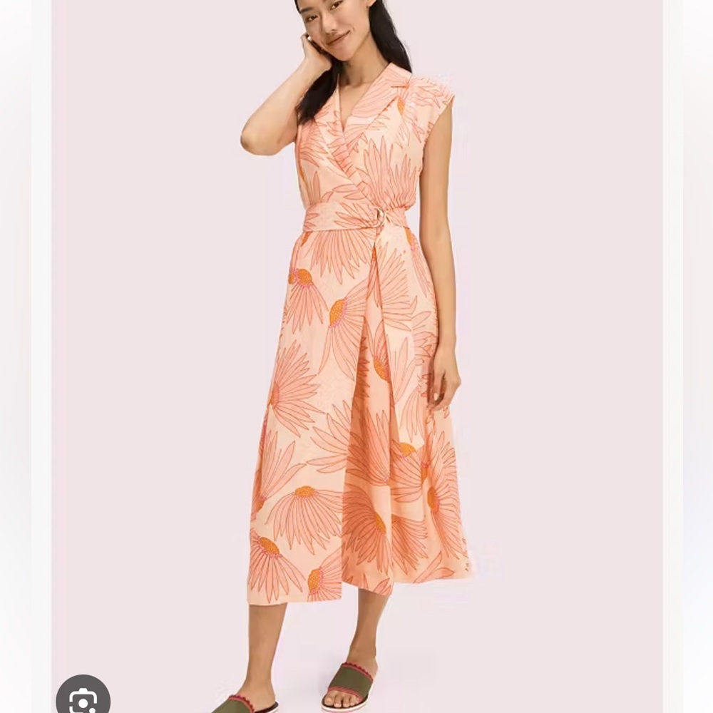 Kate Spade | Falling Flower | Jacquard Silk Dress